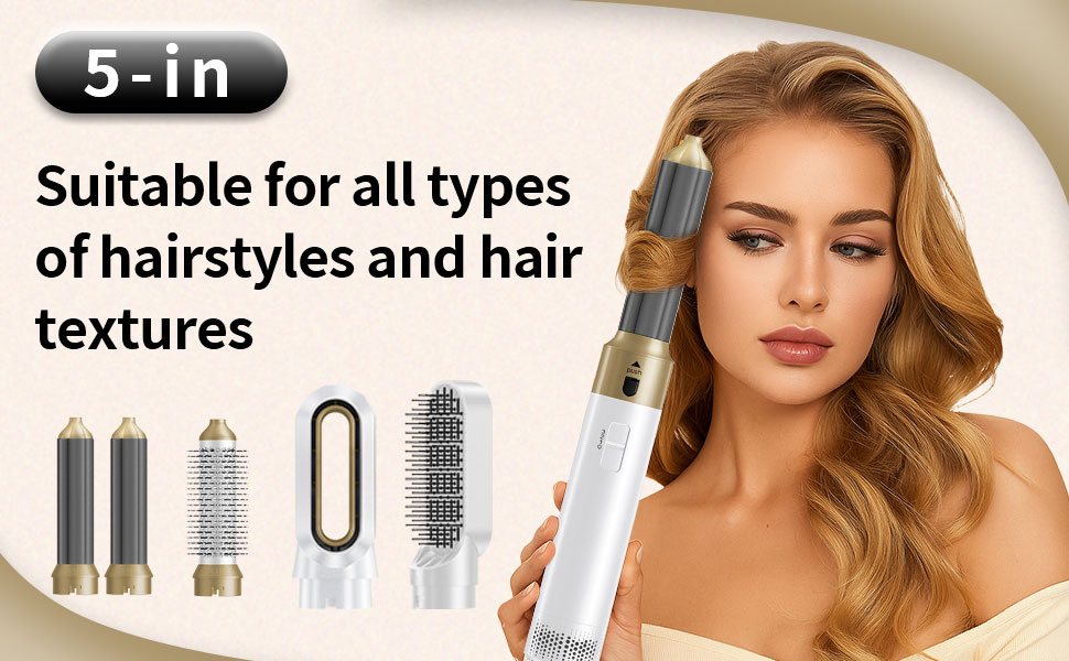 5 in 1 hair styler
