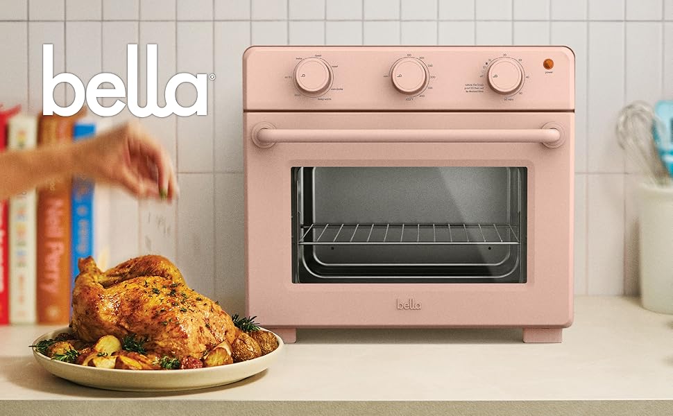 bella 6 Slice Toaster Oven, blossom