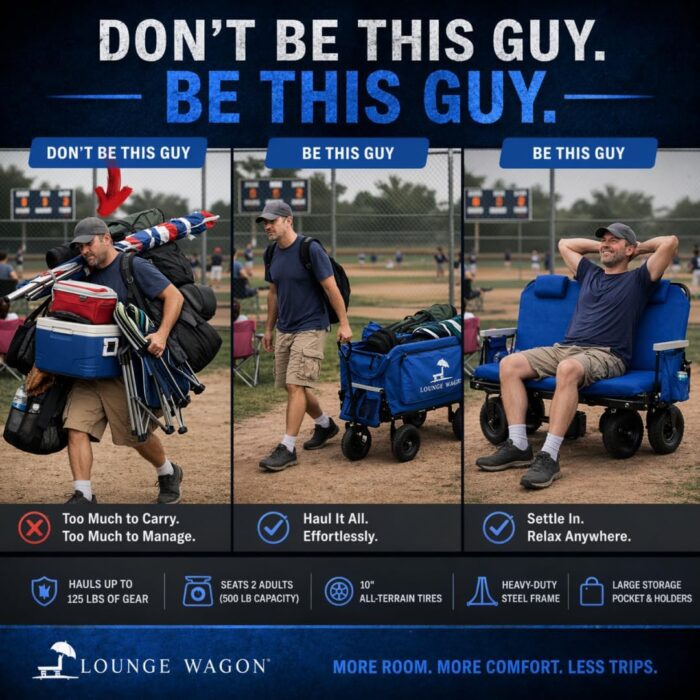 Lounge Wagon carry less and relax more
