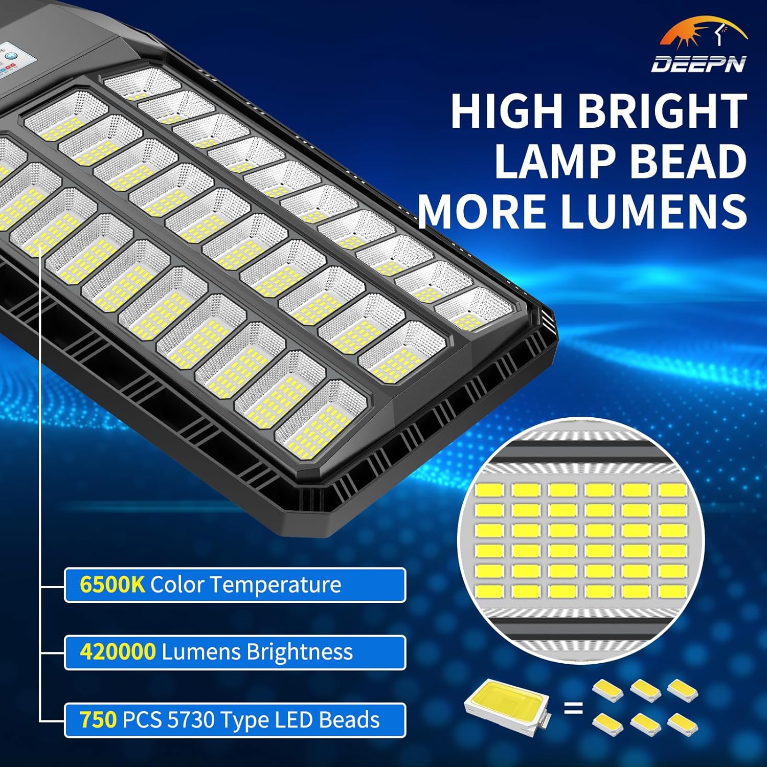 Three mode intelligent control solar LED light