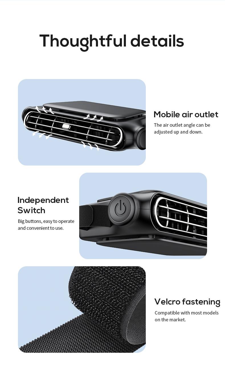 JOYTUTUS car seat fan cooling usage