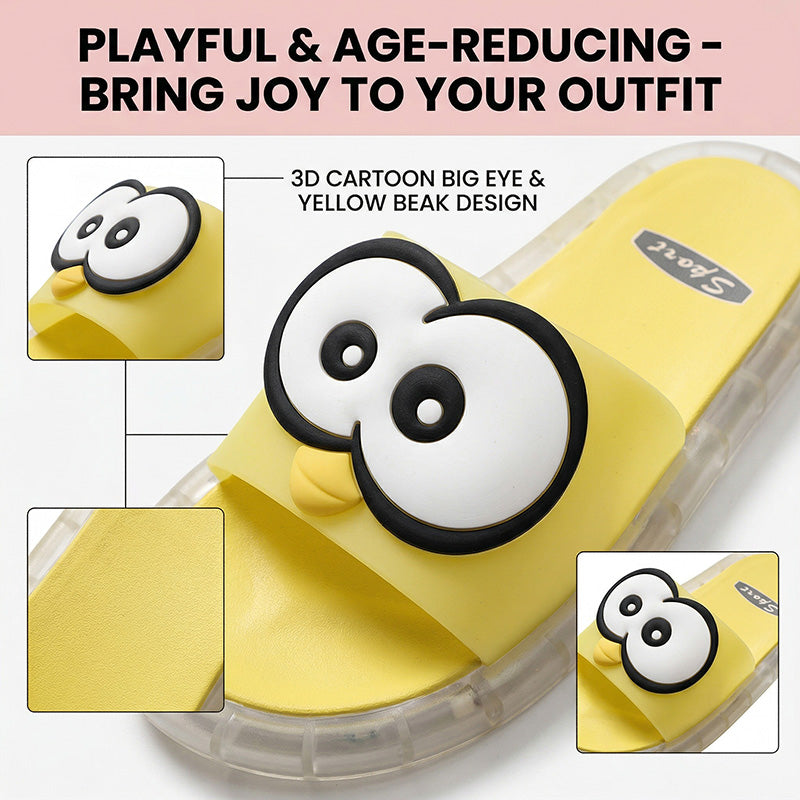 Trendy duck slippers eye catching design