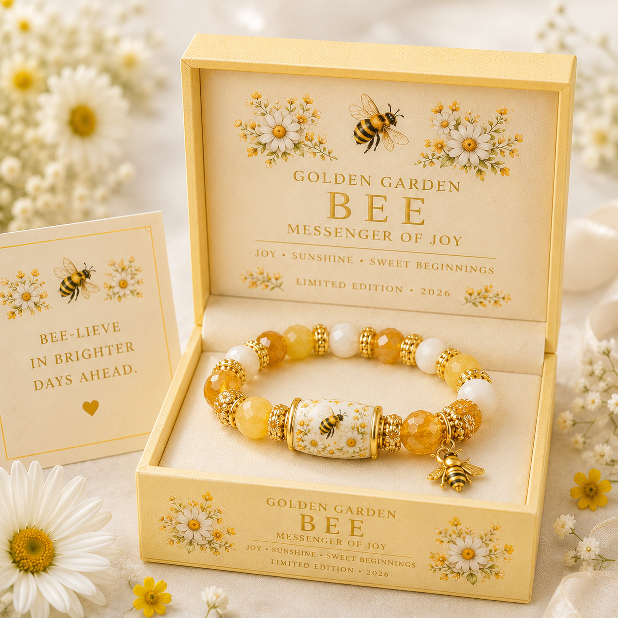 Bee bracelet meaningful gift