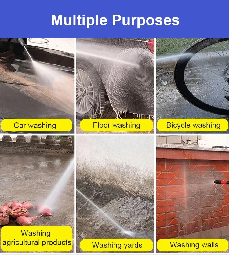 *3. Self-priming design saves you from the worries about water supply, you can easily get water from any tank or faucet,