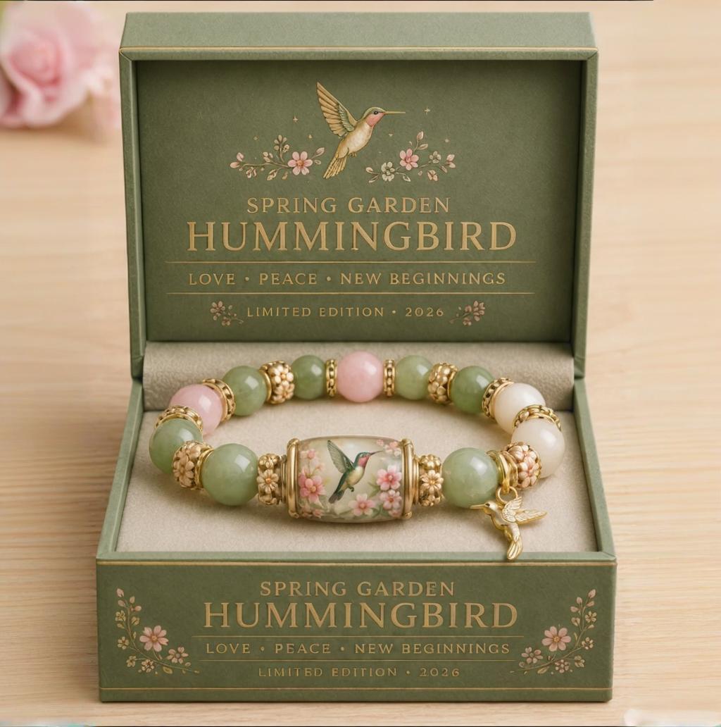 Hummingbird bracelet freedom and vitality
