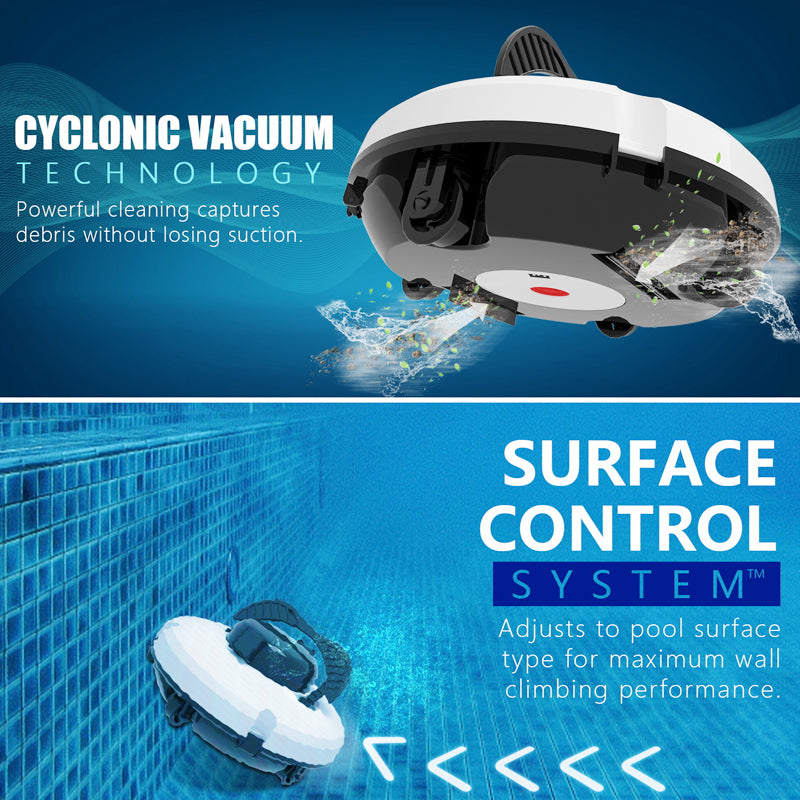 POWERFUL DUAL-MOTOR SUCTION - Equipped with two powerful drive motors and advanced cyclone technology, it provides consi