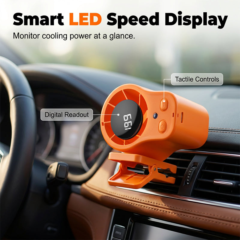 SMART LED SPEED DISPLAY - Stay in control of your comfort with the intuitive smart LED display. Easily monitor the curre