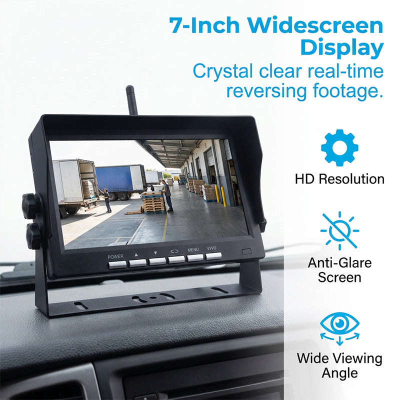 7-INCH WIDESCREEN DISPLAY - Experience unparalleled clarity with the expansive 7-inch widescreen monitor. It delivers cr