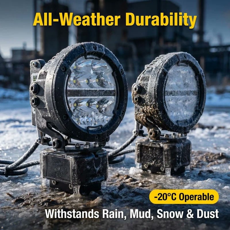 Waterproof all-weather LED spotlights